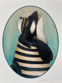 Image 4 of Yachting Orca Print