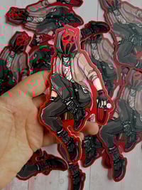 Image 2 of Devil Face | Vinyl Sticker