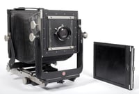 Image 1 of Calumet C1 8X10 camera w/ Schneider G Claron 305mm F9 lens + holder #1189