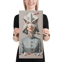Image 5 of The Origami Pilot 10"x20" print on canvas