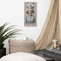 Image 2 of The Origami Pilot 10"x20" print on canvas