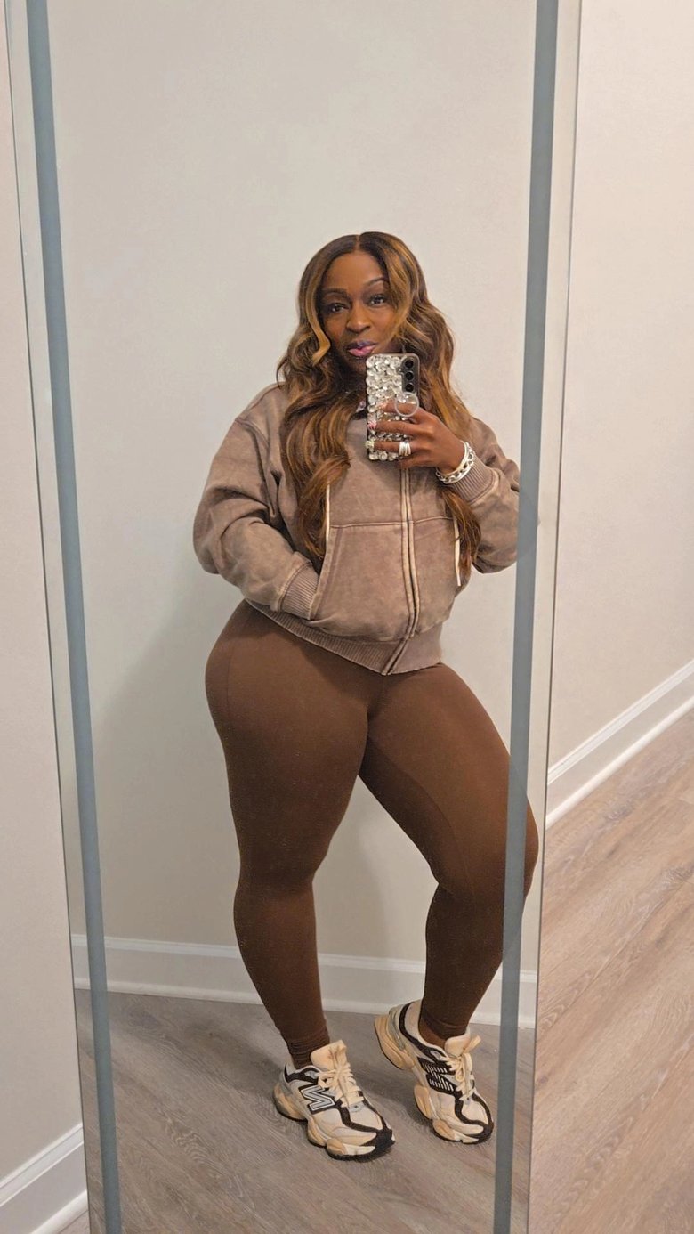 Image of Brown Mineral wash jacket set