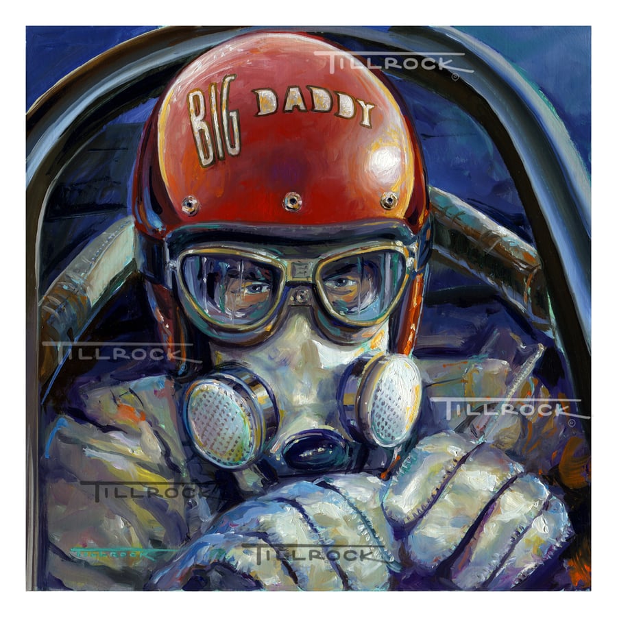 Image of "Big Daddy" 13"x13" Print