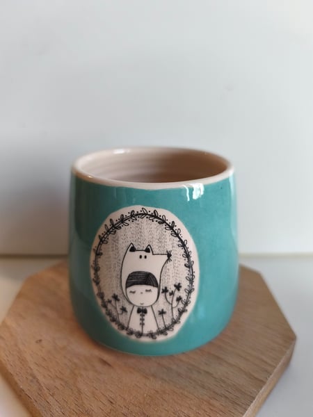 Image of Petite tasse renard bleu