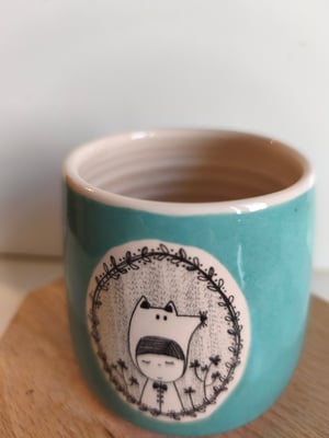 Image of Petite tasse renard bleu