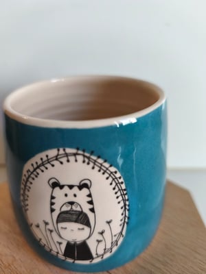 Image of Petite tasse tigre bleu
