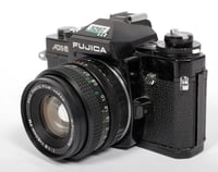 Image 3 of Fujica AX-3 35mm SLR Film Camera + X Fujinon 50mm F1.p lens (#8207)