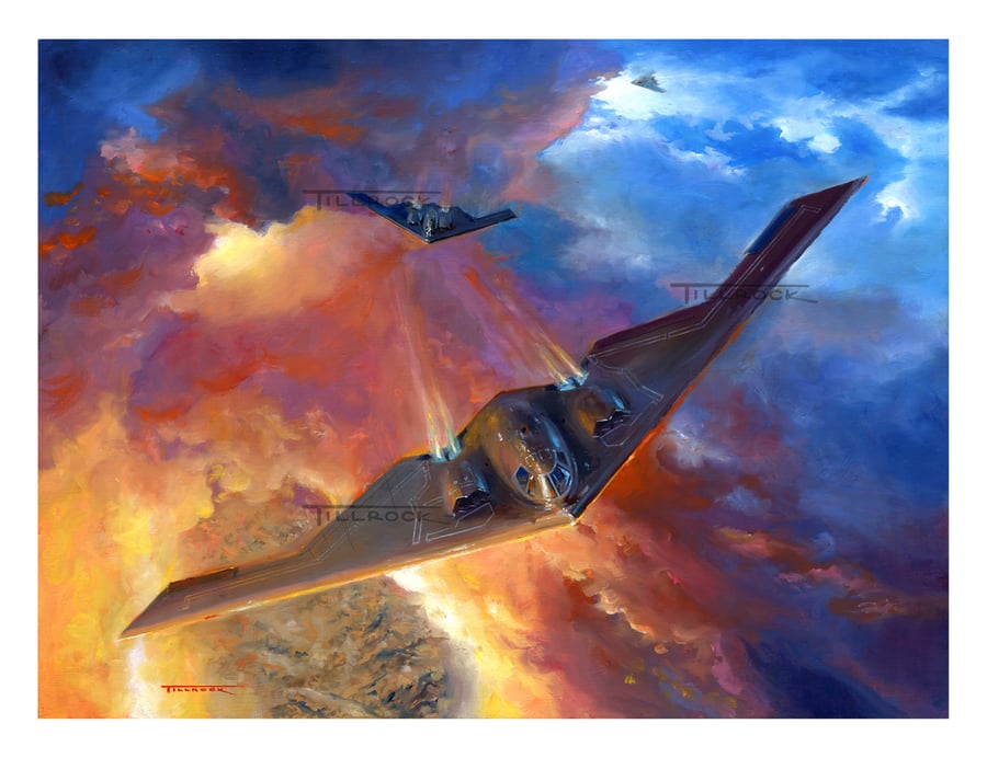 Image of "B-2 Spirit Bomber" 13"x19" Print