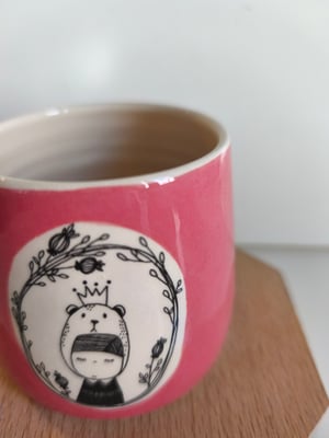 Image of     Petite tasse ours rose