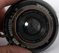 Image 10 of Basuch and Lomb Protar V 183mm F18 lens for 8X10 in ILEX shutter #1206