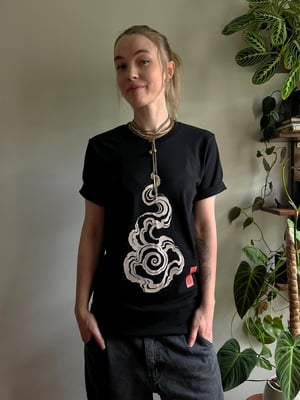 Image of Spiral Drifter Black T-Shirt
