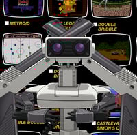 Image 2 of NES 40th Anniversary (ROB + NES gameplay screens)