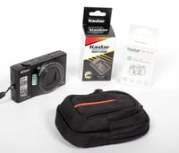 Image 1 of Fuji Fujifilm Finepix T210 digital camera + battery + charger + 8GB SD CARD (#1229)