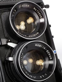 Image 15 of Mamiya C330 PRO 6X6 TLR Medium format film camera with Blue Dot 80mm F2.8 #1231