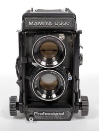 Image 2 of Mamiya C330 PRO 6X6 TLR Medium format film camera with Blue Dot 80mm F2.8 #1231