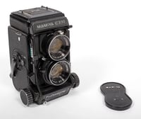 Image 1 of Mamiya C330 PRO 6X6 TLR Medium format film camera with Blue Dot 80mm F2.8 #1231