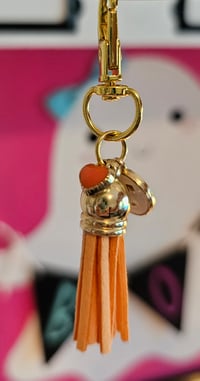 Image 4 of Tennessee Game Day Vols purse charm with heart 