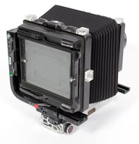 Image 5 of Linhof Technikardan 45 4X5 camera w/ 150mm+210mm lenses film holders NEW BELLOWS (#1276)