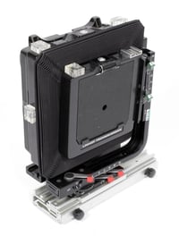 Image 10 of Linhof Technikardan 45 4X5 camera w/ 150mm+210mm lenses film holders NEW BELLOWS (#1276)