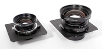 Image 14 of Linhof Technikardan 45 4X5 camera w/ 150mm+210mm lenses film holders NEW BELLOWS (#1276)