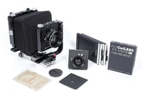 Image 1 of Linhof Technikardan 45 4X5 camera w/ 150mm+210mm lenses film holders NEW BELLOWS (#1276)