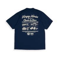 Image 2 of HUNGRY HOMIES HEAVYWEIGHT TEE - NVY