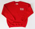 Rabbitman's 'RED CLAY' Crew Sweatshirt, Cherry Red Image 2
