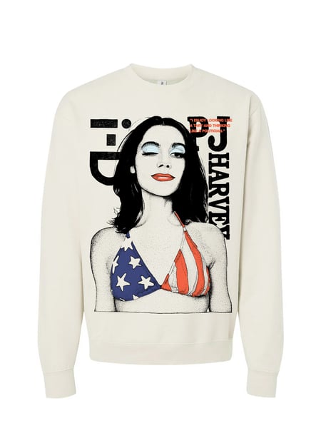 Image of LIMITED! PJ HARVEY - HEAVYWEIGHT CREWNECK *PRE-ORDER*