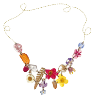 wildflower garden necklace large 
