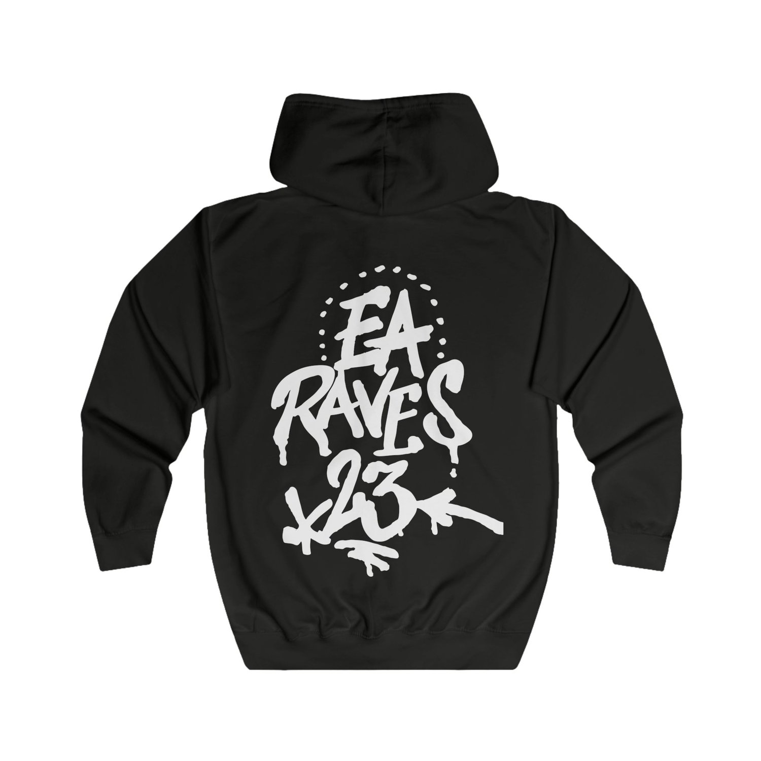 Image of EA RAVES 23 HANDSTYLE ZIP UP HOODIE