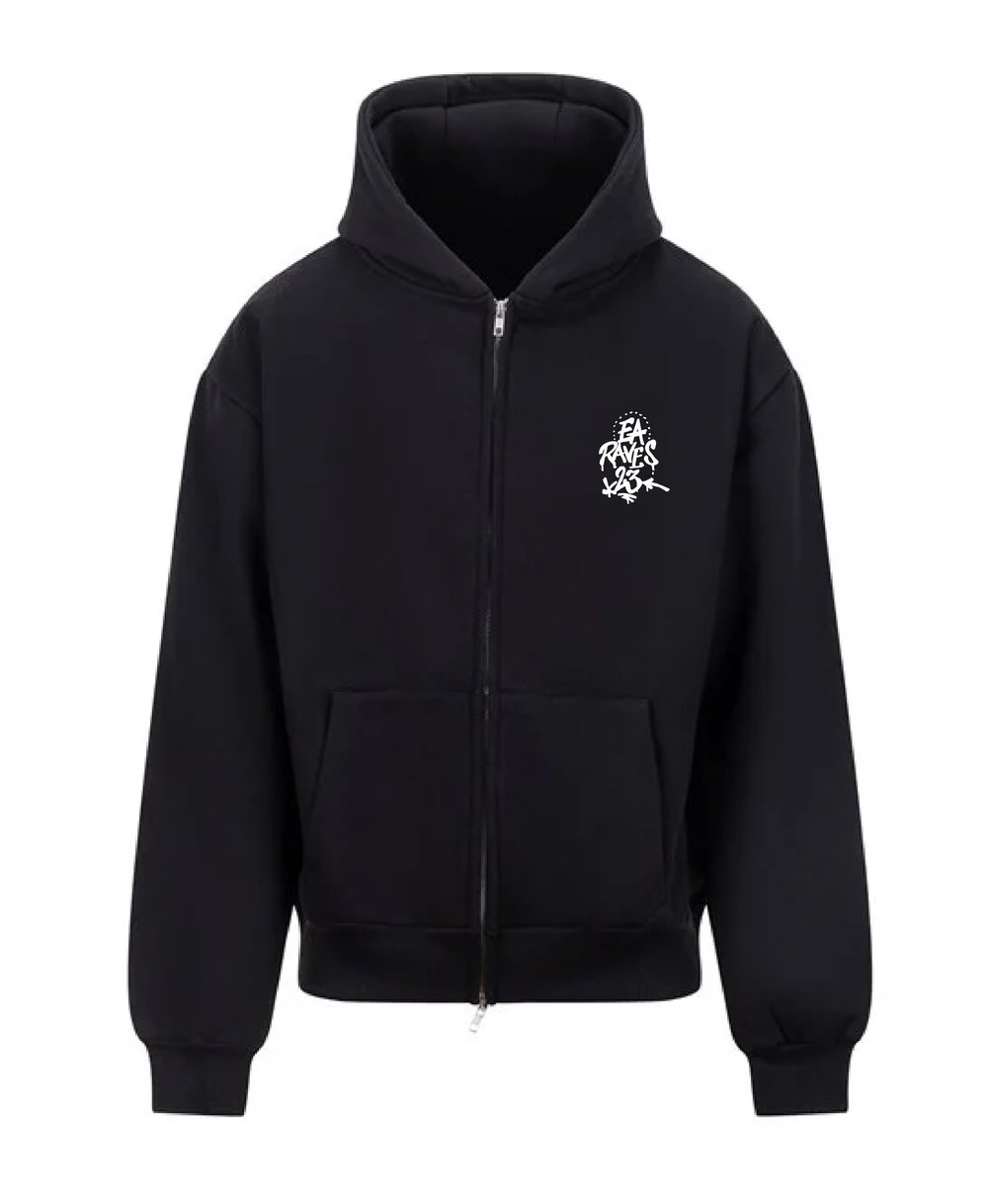 Image of EA RAVES 23 HANDSTYLE ZIP UP HOODIE