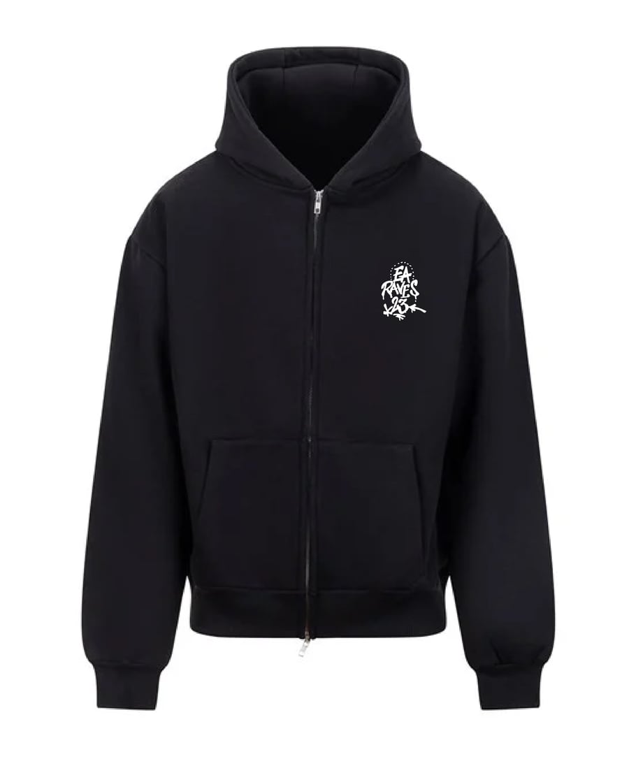 Image of EA RAVES 23 HANDSTYLE ZIP UP HOODIE