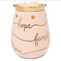 Image 5 of Hope • Family • Love Waxwarmer (Large)