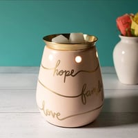 Image 3 of Hope • Family • Love Waxwarmer (Large)