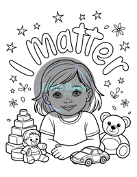Image 4 of PRINT FORMAT: My Happy Thoughts Coloring Book for Kids: Kids Affirmation Activity