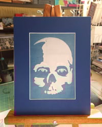 Cyanotype Skull