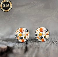 Stainless Steel 316 Stud Earrings 