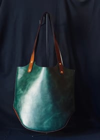 Image 2 of Green Feathered Friend Tote