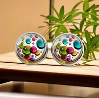Stainless Steel Stud Earring Bubbles