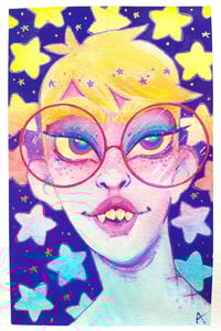 Image 2 of Original Painting "Starry"
