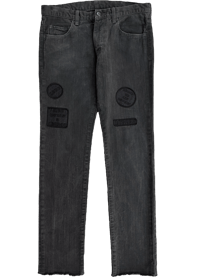 Image 1 of '04 Number (N)ine Give Peace A Chance Patch Denim - 32