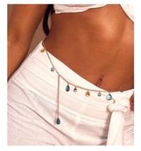 Image 2 of Pretty Little Thing Jewelry- Gold Jewel Detail Belly Chain 