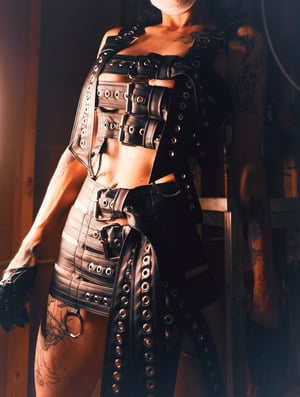 Image of Toxic Vision Asylum black strap top