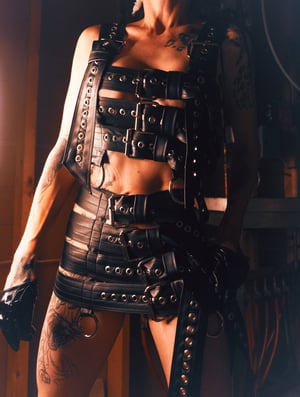 Image of Toxic Vision Asylum black strap top