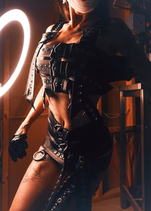 Image of Toxic Vision Asylum black strap top