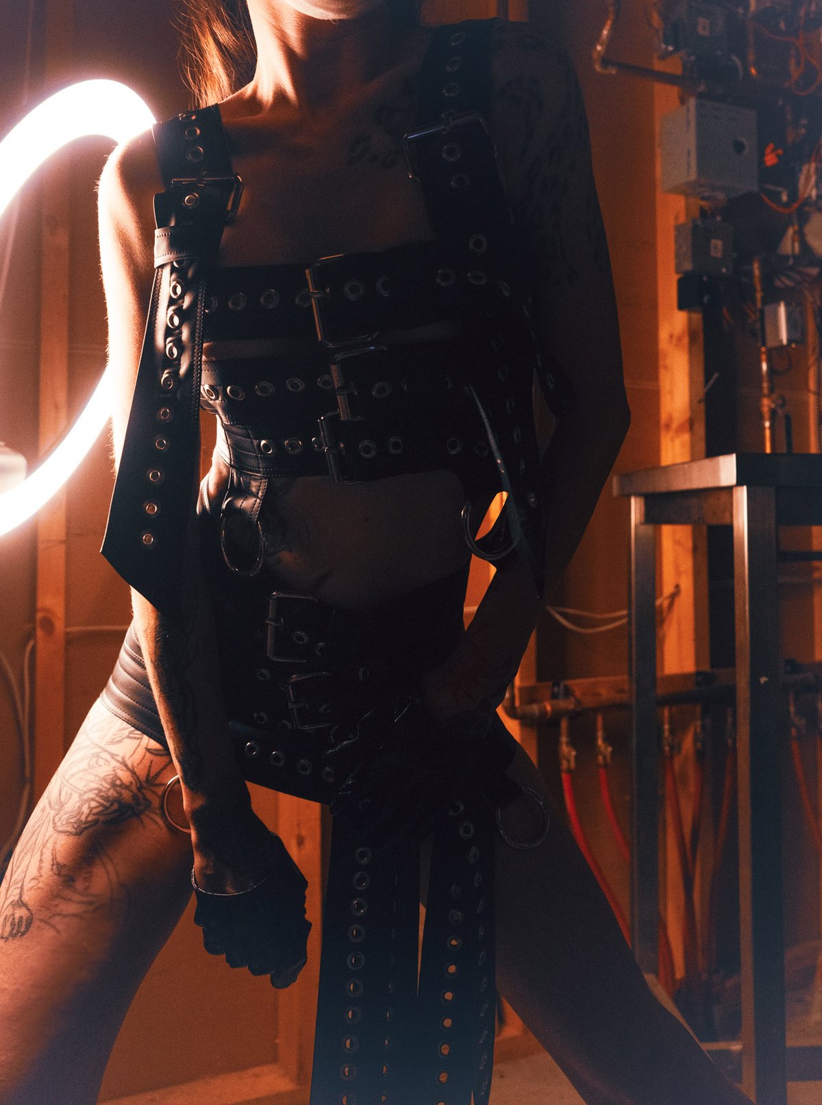 Image of Toxic Vision Asylum black strap top