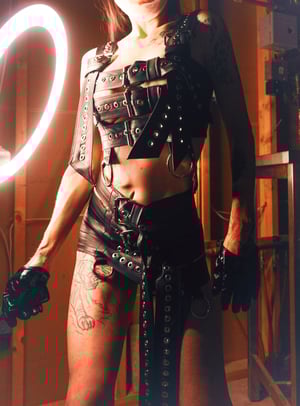 Image of Toxic Vision Asylum black strap top