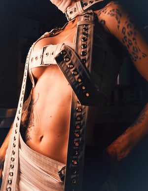 Image of Toxic Vision Asylum white strap top