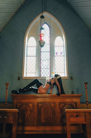 Image of Toxic Vision Sinner's Club underbust bustier