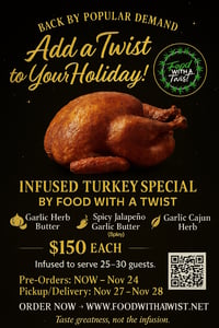 Twisted Deep Fried Turkeys